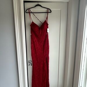 Teresa Lace-Up Corset Mermaid Lace Formal Dress